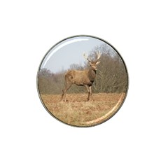 Red Deer Stag On A Hill Hat Clip Ball Marker (10 Pack) by GiftsbyNature