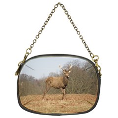 Red Deer Stag On A Hill Chain Purses (one Side)  by GiftsbyNature