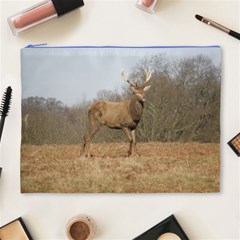 Red Deer Stag on a Hill Cosmetic Bag (XL)