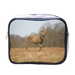 Red Deer Stag on a Hill Mini Toiletries Bags