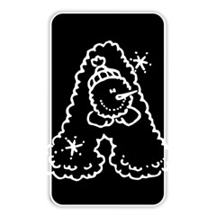 Funny Snowball Doodle Black White Memory Card Reader by yoursparklingshop