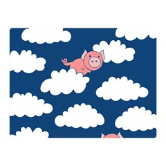 When Pigs Fly Double Sided Flano Blanket (mini)  by BubbSnugg