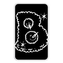 Funny Black And White Doodle Snowballs Memory Card Reader by yoursparklingshop