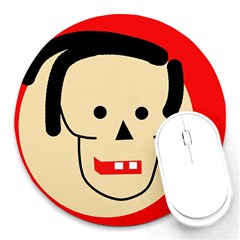 Face Round Mousepads