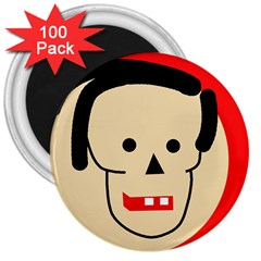 Face 3  Magnets (100 Pack)