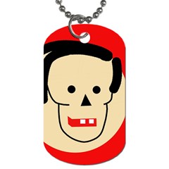 Face Dog Tag (one Side)