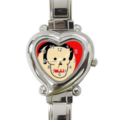 Face Heart Italian Charm Watch by Valentinaart