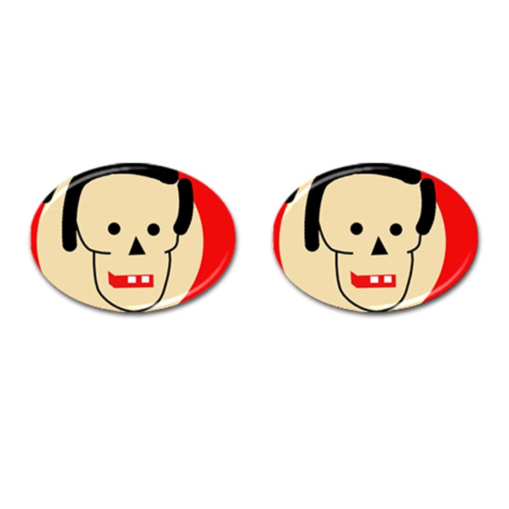 Face Cufflinks (Oval)