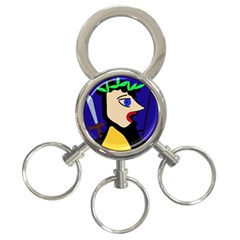 Warrior 3-ring Key Chains by Valentinaart