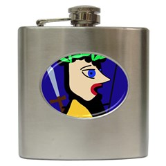 Warrior Hip Flask (6 Oz)