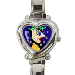 Warrior Heart Italian Charm Watch by Valentinaart