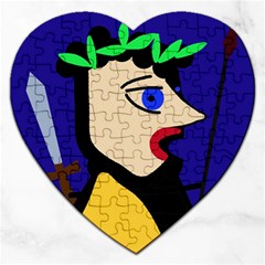 Warrior Jigsaw Puzzle (heart)