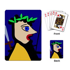 Warrior Playing Card