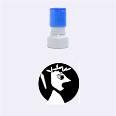 Warrior Rubber Round Stamps (small)