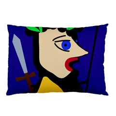 Warrior Pillow Case (two Sides) by Valentinaart