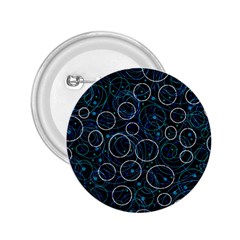 Blue Abstract Decor 2 25  Buttons by Valentinaart