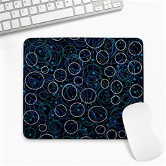 Blue Abstract Decor Large Mousepads