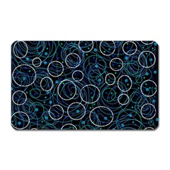 Blue Abstract Decor Magnet (rectangular)