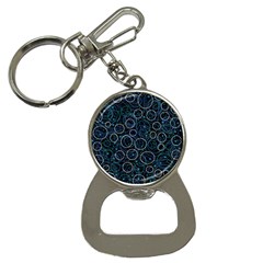 Blue Abstract Decor Bottle Opener Key Chains