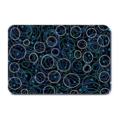 Blue Abstract Decor Plate Mats