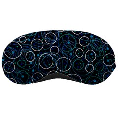 Blue Abstract Decor Sleeping Masks