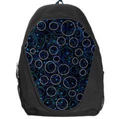 Blue Abstract Decor Backpack Bag by Valentinaart