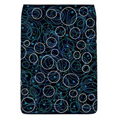 Blue Abstract Decor Flap Covers (l) 