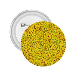 Yellow Abstract Art 2 25  Buttons