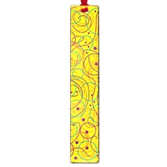 Yellow Abstract Art Large Book Marks