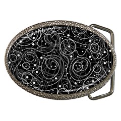 Black And White Magic Belt Buckles