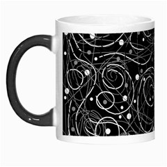 Black And White Magic Morph Mugs by Valentinaart