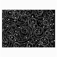 Black And White Magic Large Glasses Cloth