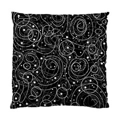 Black And White Magic Standard Cushion Case (two Sides)