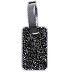 Black And White Magic Luggage Tags (two Sides)