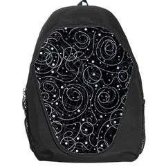 Black And White Magic Backpack Bag by Valentinaart