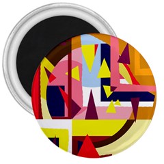 Colorful abstraction 3  Magnets