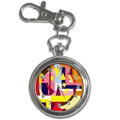 Colorful Abstraction Key Chain Watches