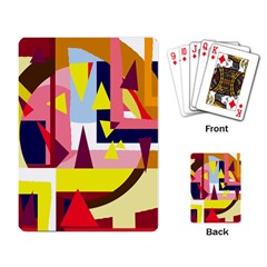 Colorful abstraction Playing Card