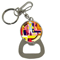 Colorful abstraction Bottle Opener Key Chains