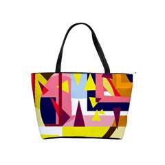 Colorful abstraction Shoulder Handbags