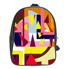 Colorful Abstraction School Bags(large) 