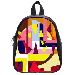 Colorful abstraction School Bags (Small) 