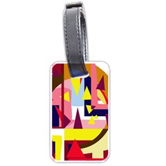 Colorful Abstraction Luggage Tags (one Side) 