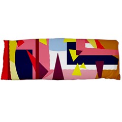 Colorful Abstraction Body Pillow Case (dakimakura) by Valentinaart