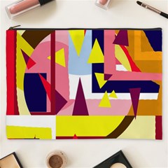 Colorful Abstraction Cosmetic Bag (xxxl) 