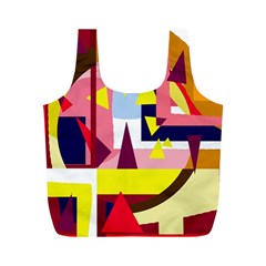 Colorful abstraction Full Print Recycle Bags (M) 