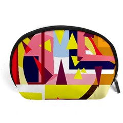 Colorful Abstraction Accessory Pouches (large) 