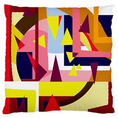 Colorful Abstraction Standard Flano Cushion Case (one Side)