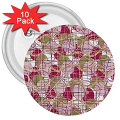 Decor 3  Buttons (10 pack) 