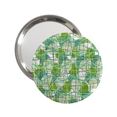 Gray Decorative Abstraction 2 25  Handbag Mirrors